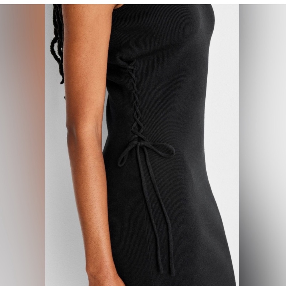 NWT Women's Side-Tie Midi Sweater Dress- Future Collective - Picture 4 of 12